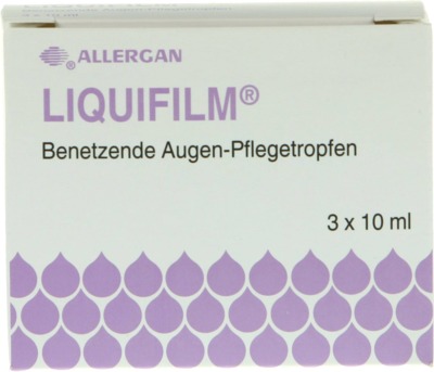 LIQUIFILM Benetzende Augen Pflegetropfen 3X10 ml Augentropfen