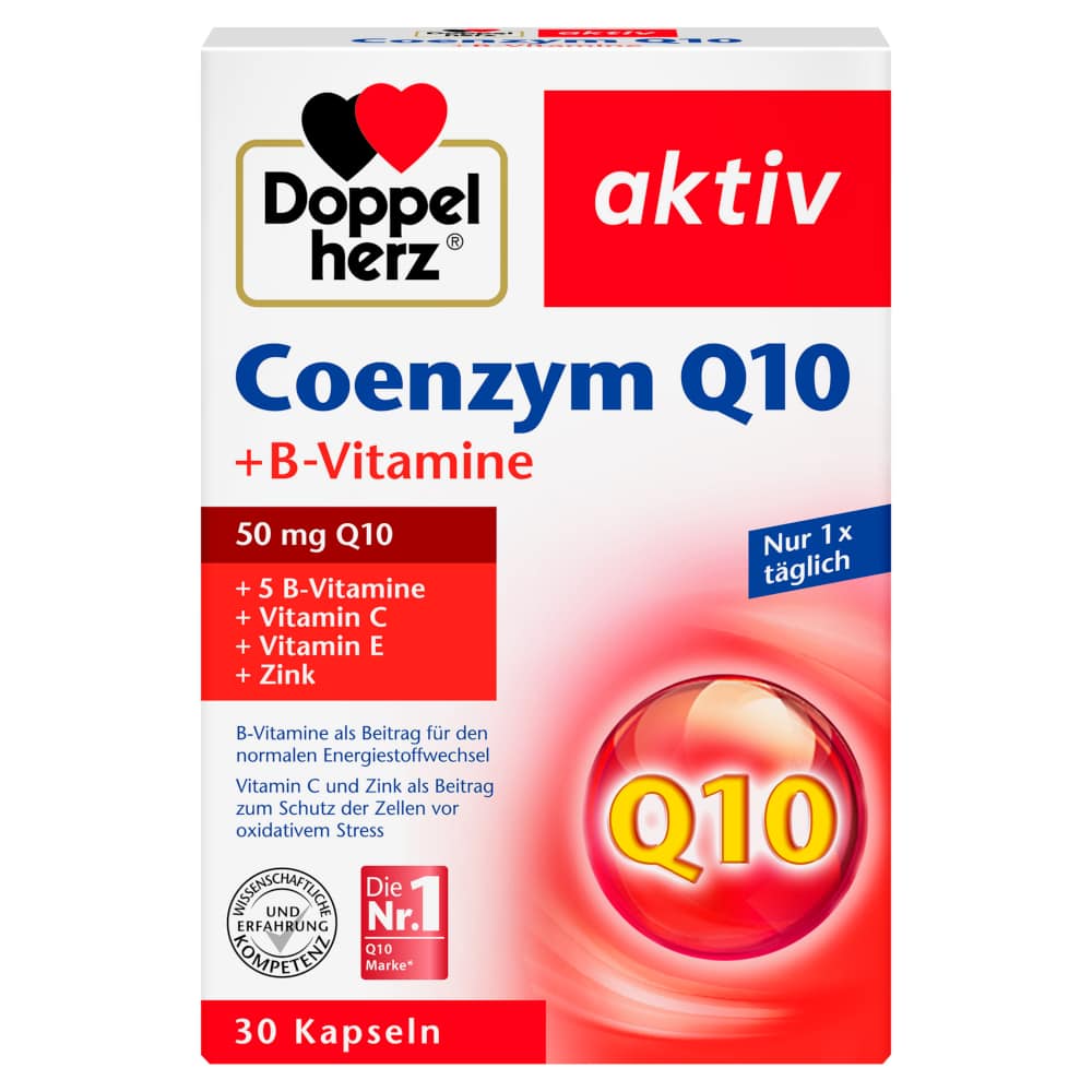 Doppelherz aktiv Coenzym Q10 + B-Vitamine 90 St Kapseln