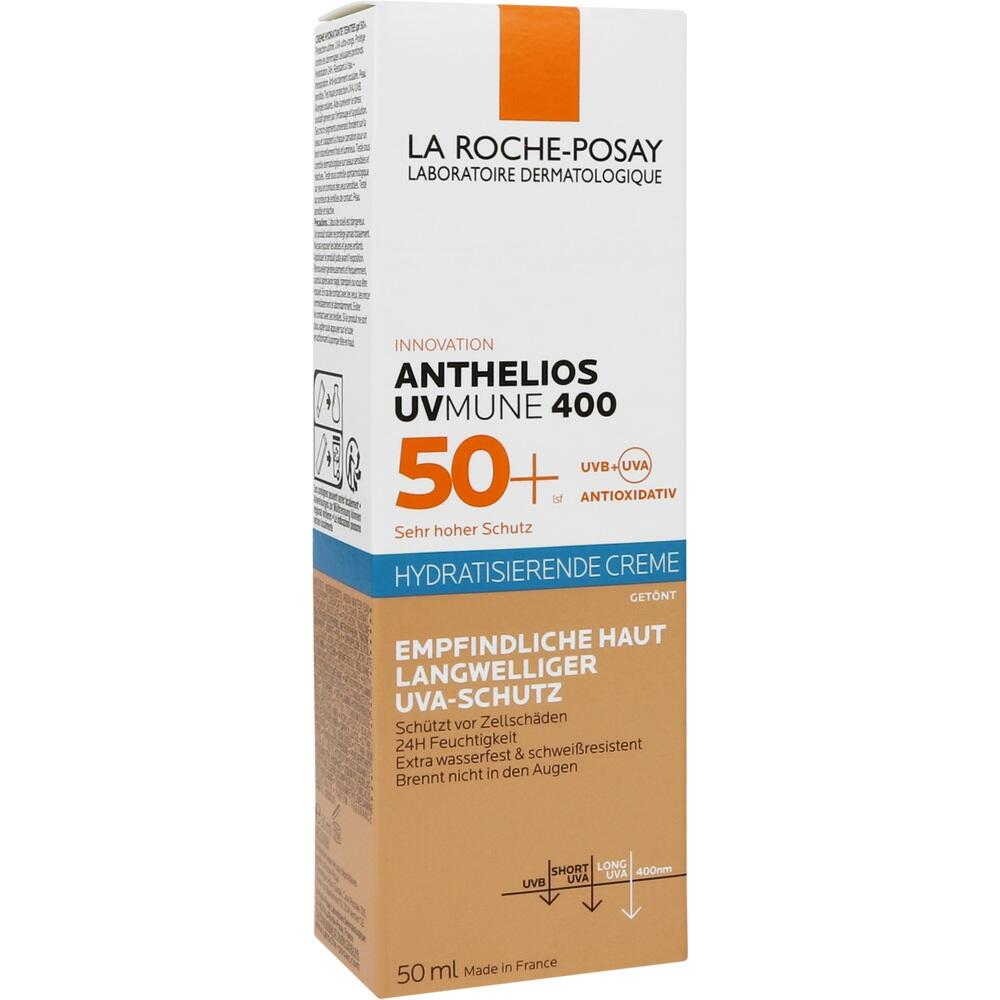 LA ROCHE-POSAY Anthelios Hydratisierende Getönte BB-Creme UVMune 400 LSF 50+ 50 ml Creme