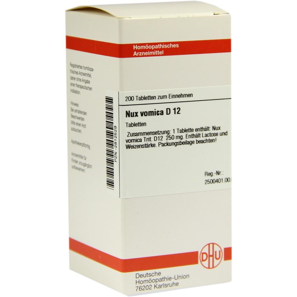 NUX VOMICA D 12 Tabletten 200 St Tabletten