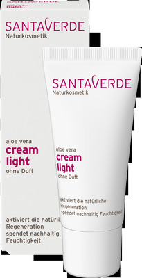 SANTA VERDE cream light aloe vera ohne Duft 30 ml Creme
