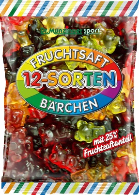 DR.MUNZINGER Fruchtsaftbärchen 12-Sorten 450 g 450 g