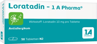 Loratadin - 1A Pharma 50 St Tabletten