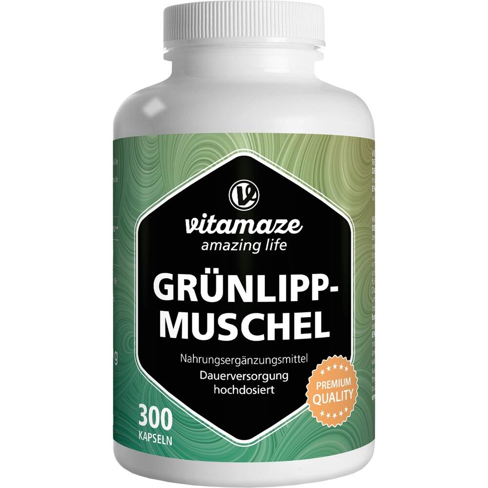 vitamaze GRÜNLIPPMUSCHEL 500 mg hochdosiert  300 St Kapseln
