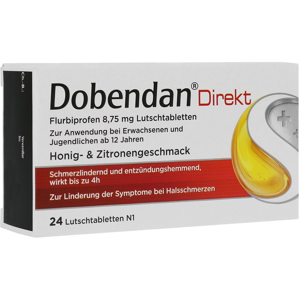 Dobendan Direkt - bei Halsschmerzen 24 St Lutschtabletten
