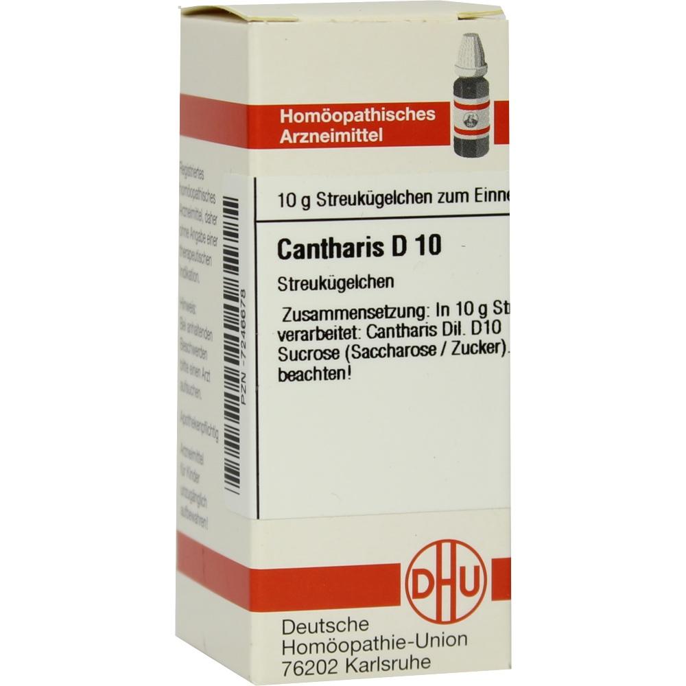 CANTHARIS D 10 Globuli 10 g Globuli