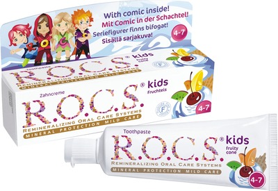 ROCS Kinder Fruchteis Zahnpasta 45 g Zahnpasta
