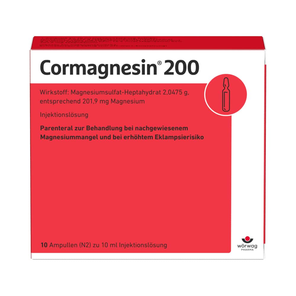Cormagnesin 200 10X10 ml Ampullen