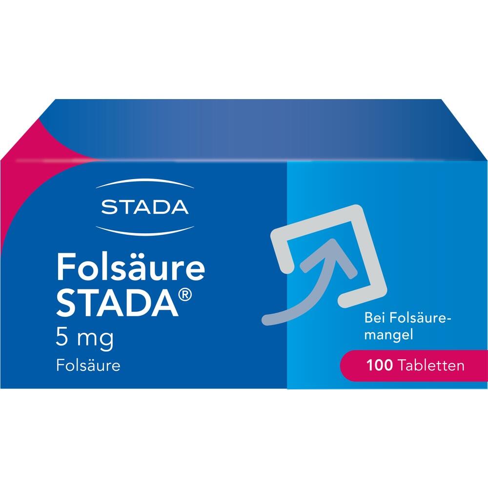 Folsäure STADA 5 mg 100 St Tabletten