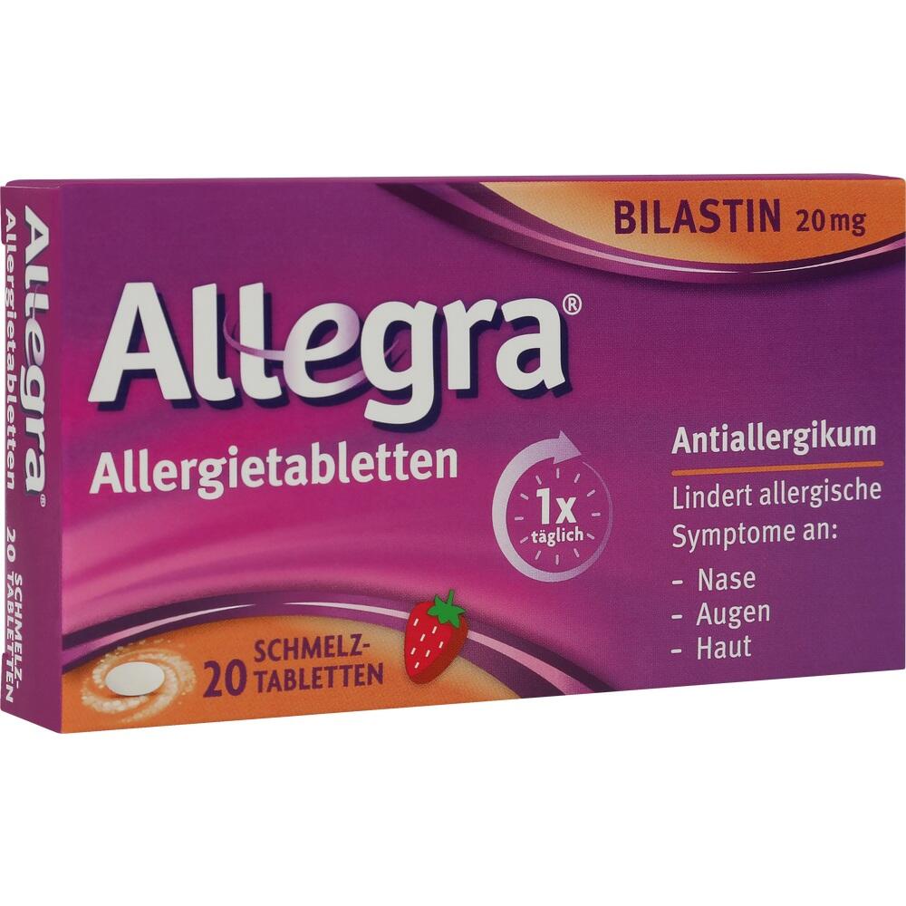 Allegra Allergietabletten 20 St Schmelztabletten