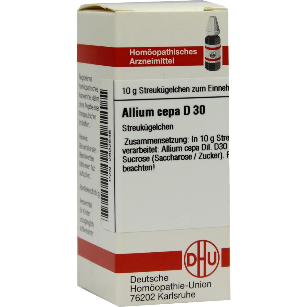ALLIUM CEPA D 30 Globuli 10 g Globuli