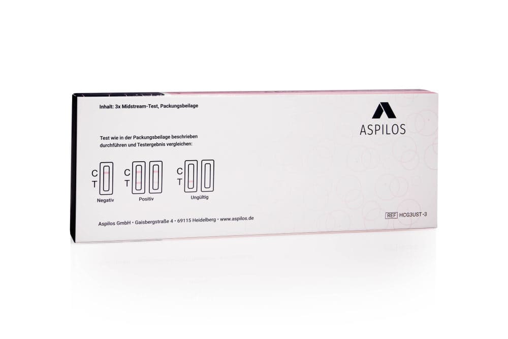 ASPILOS hCG Schwangerschaft Selbsttest 3 St Test