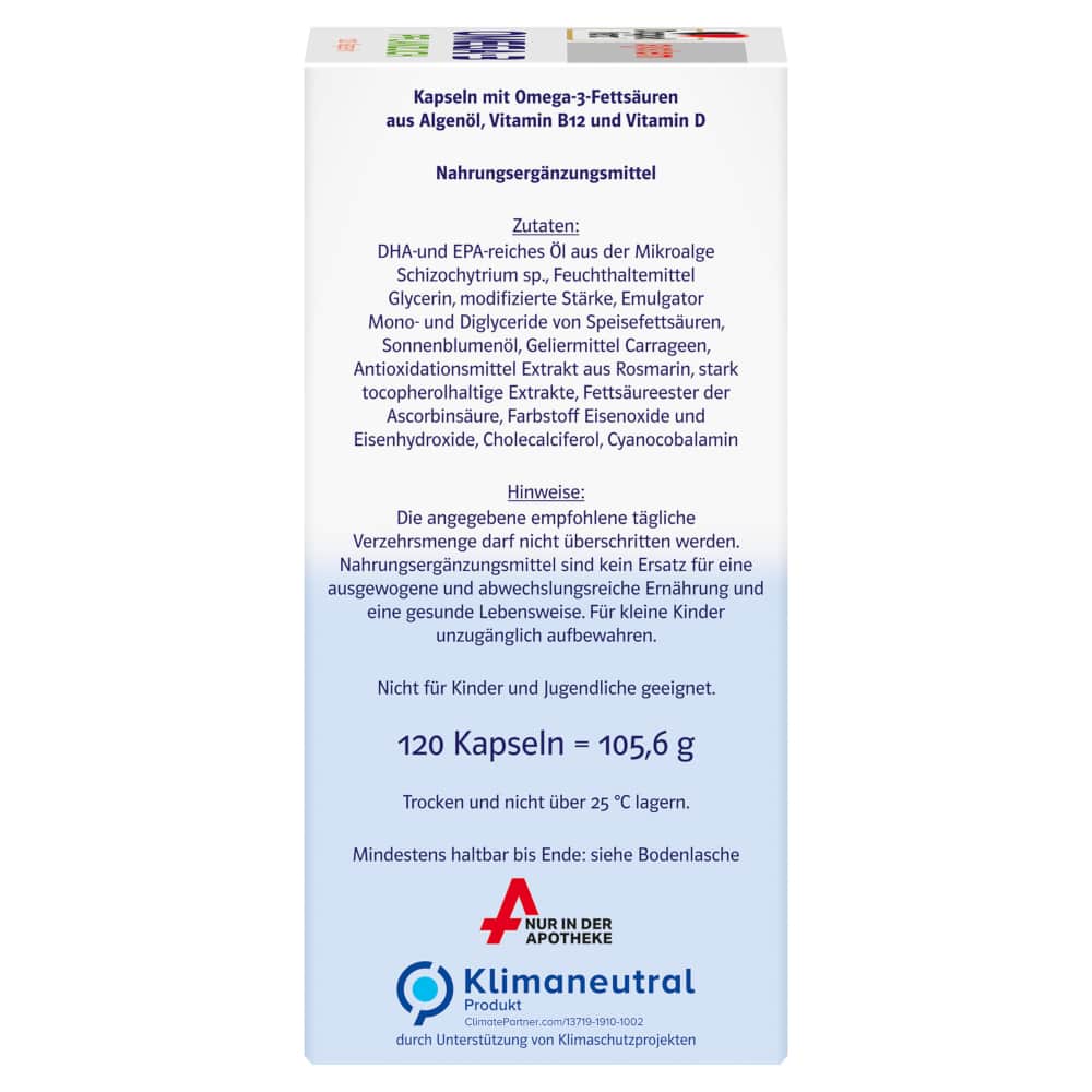 Doppelherz system OMEGA-3 PFLANZLICH 120 St Kapseln