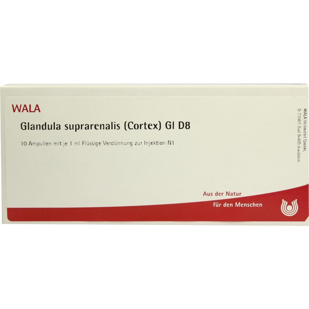 WALA Glandula suprarenalis (Cortex) Gl D8 Ampullen 10X1 ml Ampullen