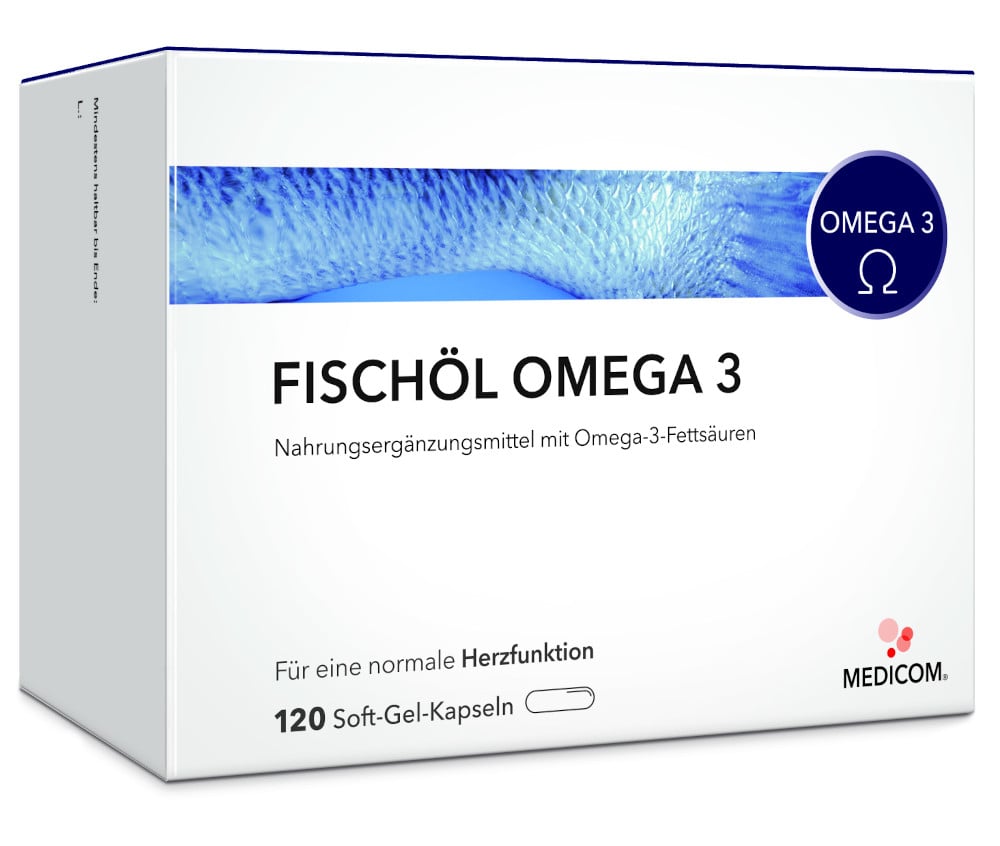 FISCHÖL OMEGA 3 120 St Weichkapseln