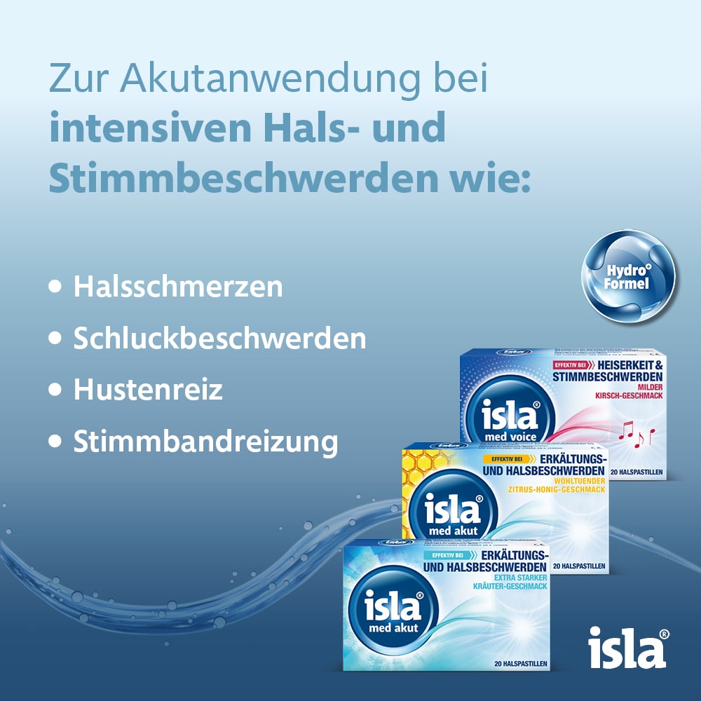 isla med akut Zitrus-Honig 20 St Pastillen