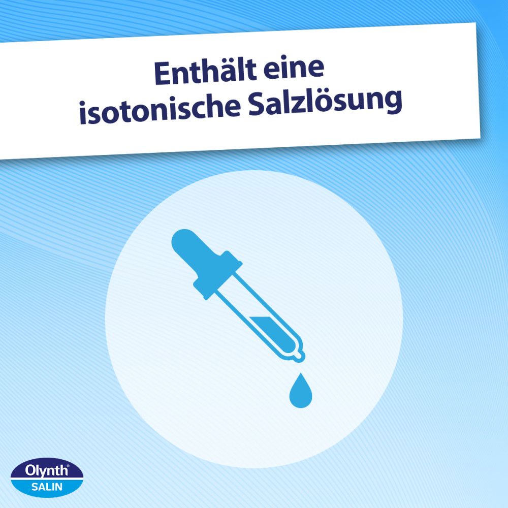 Olynth SALIN befeuchtende Nasentropfen auch für Babys geeignet