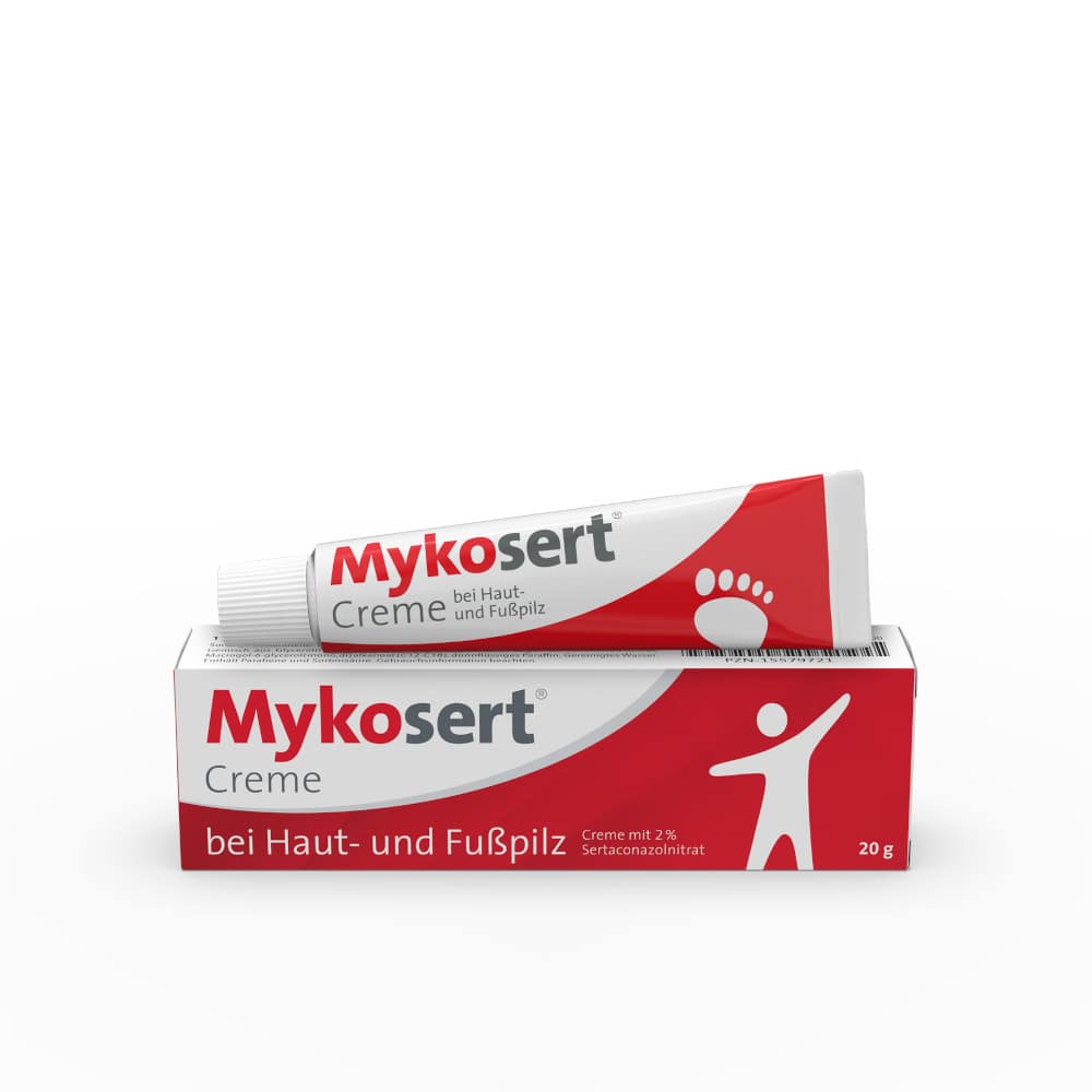 Mykosert Creme bei Haut- und Fußpilz 20 g Creme