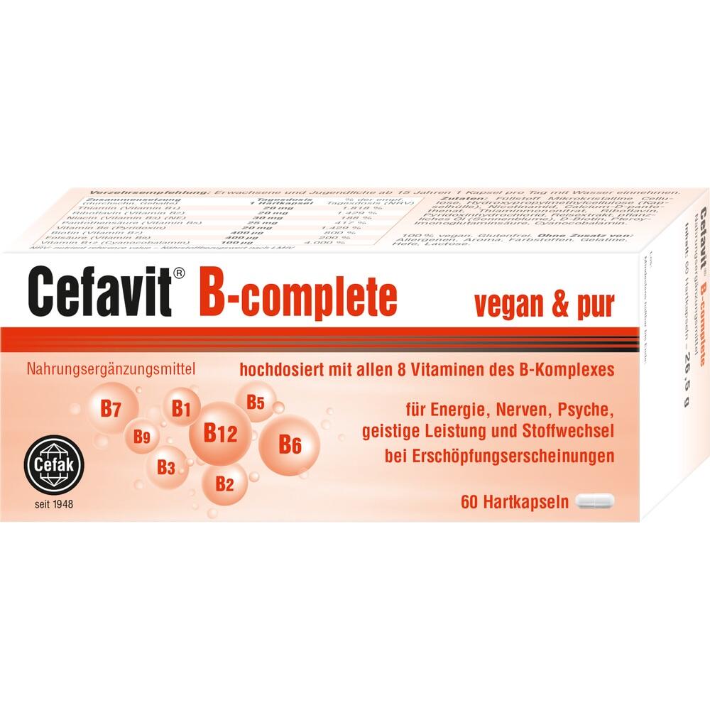 Cefavit B-complete 60 St Hartkapseln