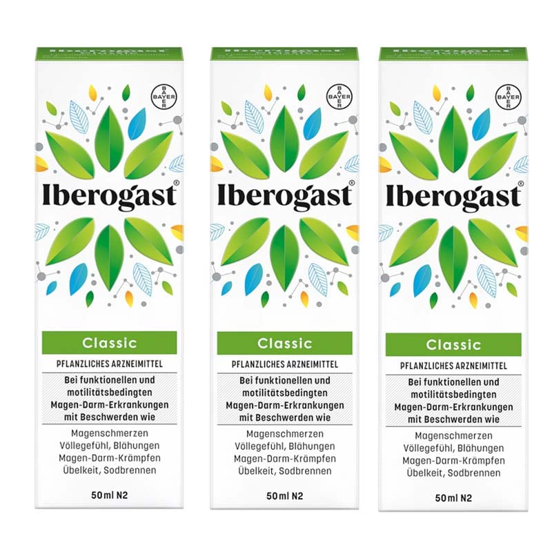 Iberogast Classic 3er Set 3X50 ml Flüssigkeit zum Einnehmen