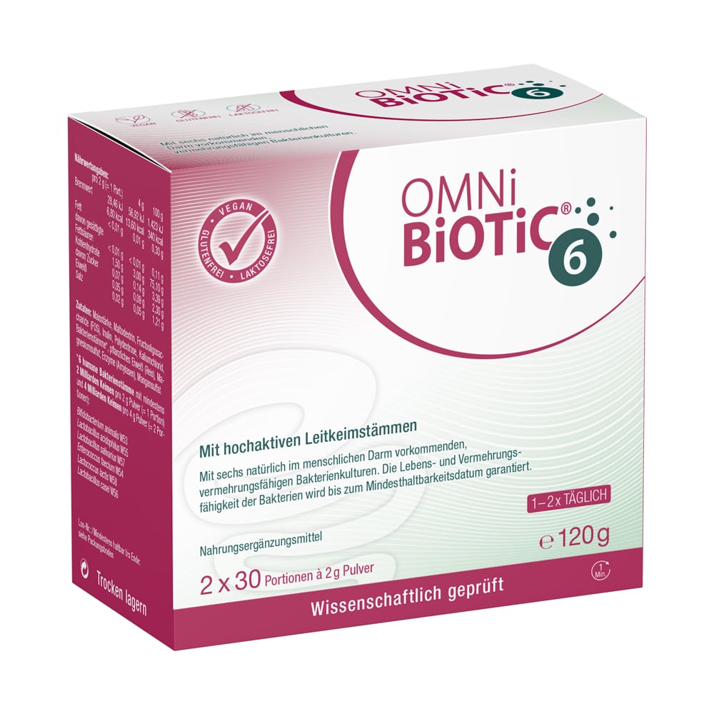 OMNi-BiOTiC 6 Doppelpackung 2X60 g Pulver