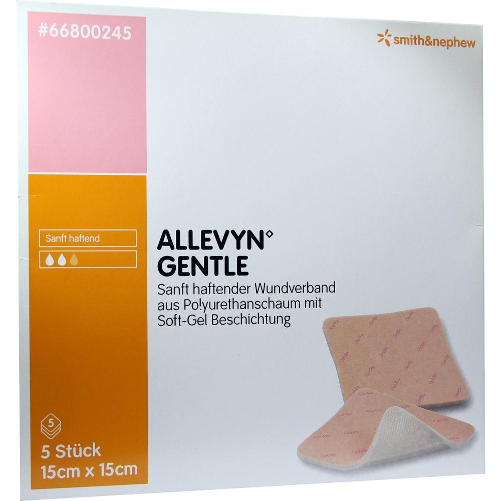 ALLEVYN Gentle 15x15 cm Schaumverb. 5 St Verband