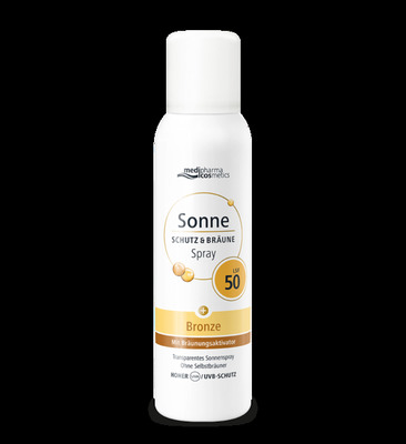 medipharma cosmetics Sonne SCHUTZ & BRÄUNE Bronze LSF 50 Spray 200 ml Spray
