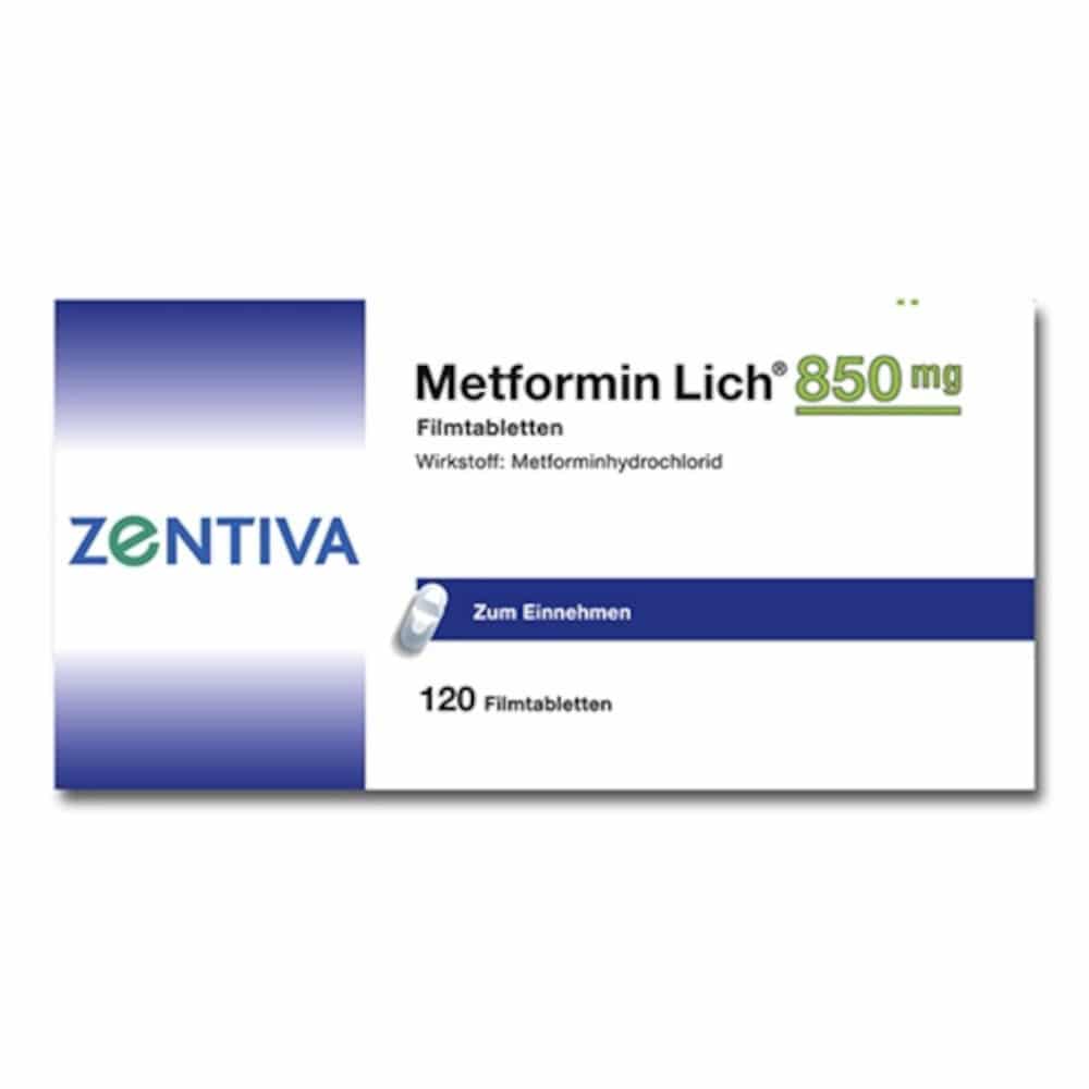 Metformin Lich 850mg 120 St Filmtabletten