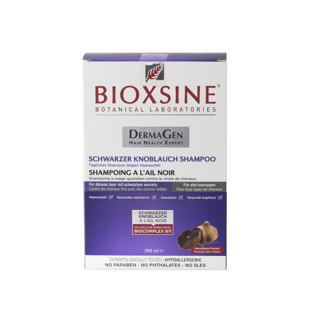 BIOXSINE DermaGen Schwarzer Knoblauch 300 ml Shampoo