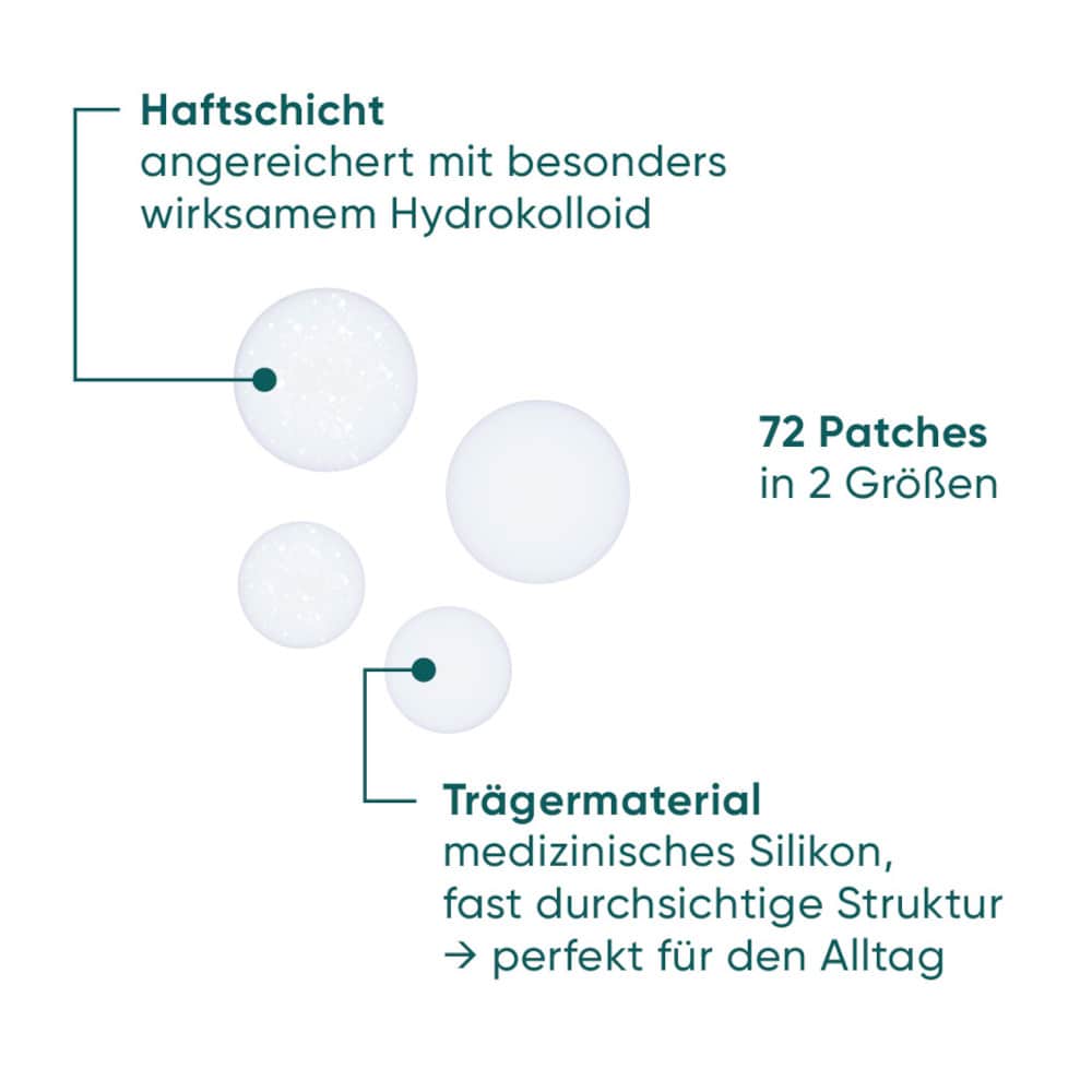 APRICOT Pimple Patches  72 St Pflaster