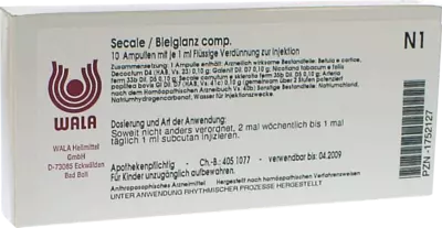 Secale/Bleiglanz comp. Ampullen 10X1 ml Ampullen