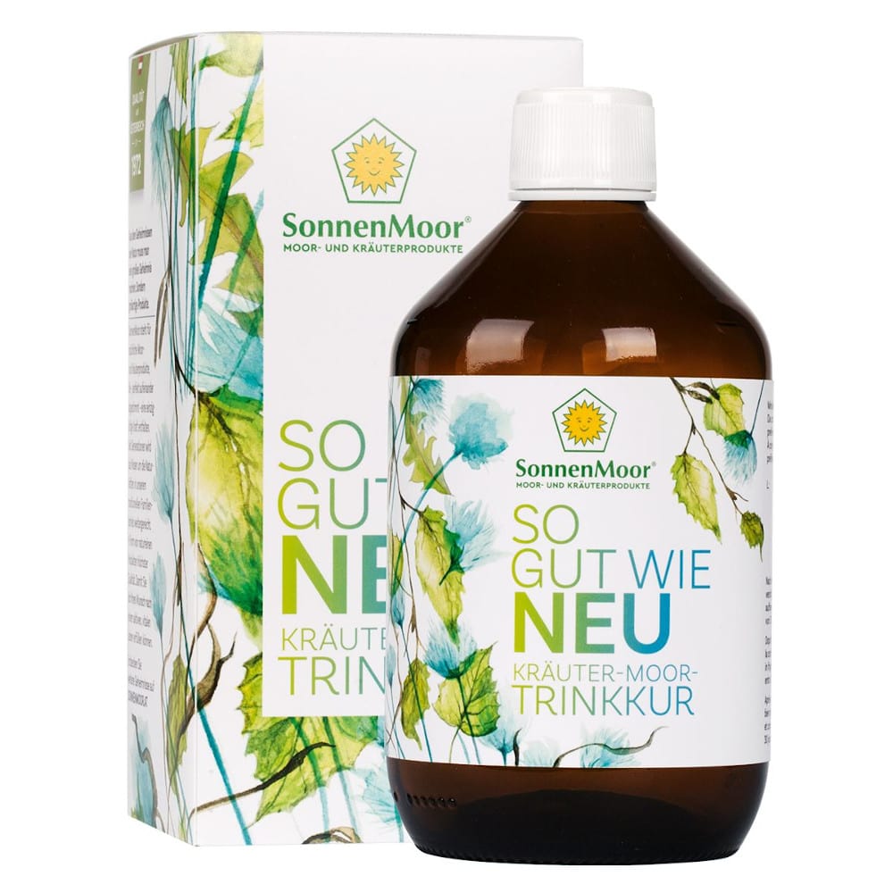 Trinkkur mit Kräutern und Moor  500 ml Elixier