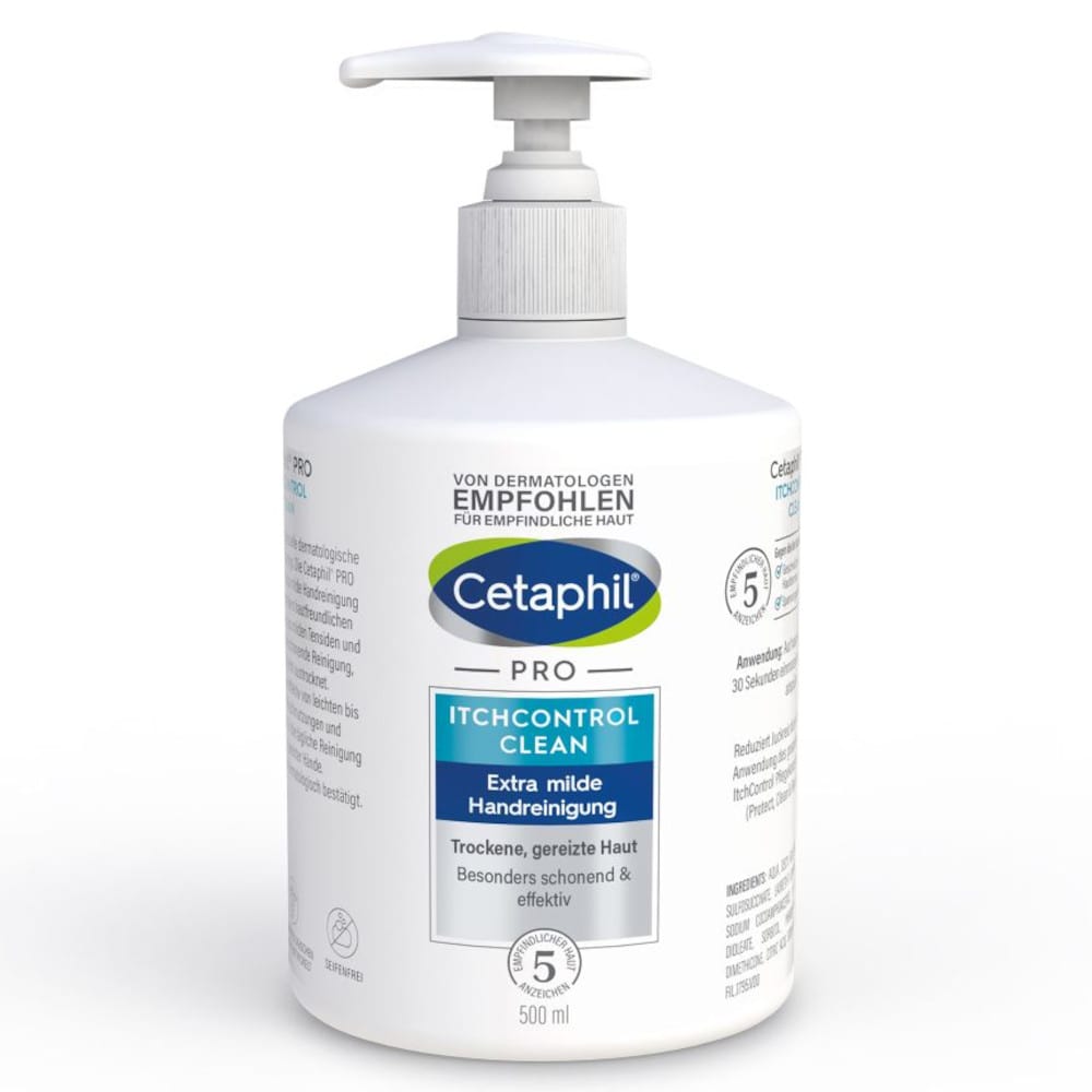 Cetaphil PRO ITCHCONTROL CLEAN Extra milde Handreinigung 500 ml Creme