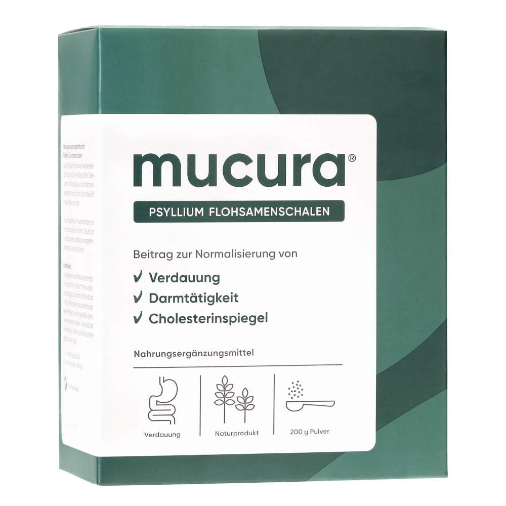 mucura psyllium flohsamenschalen 200 g Pulver