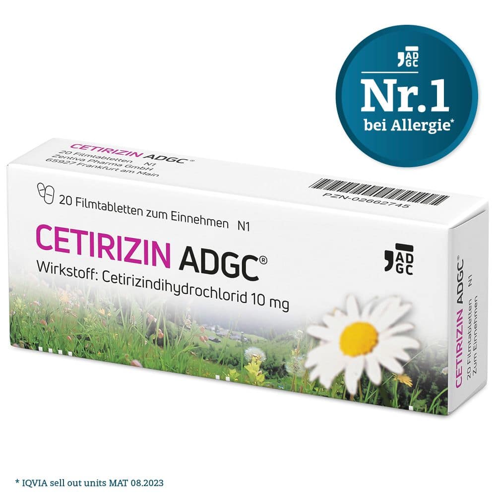 Cetirizin-ADGC 20 St Filmtabletten