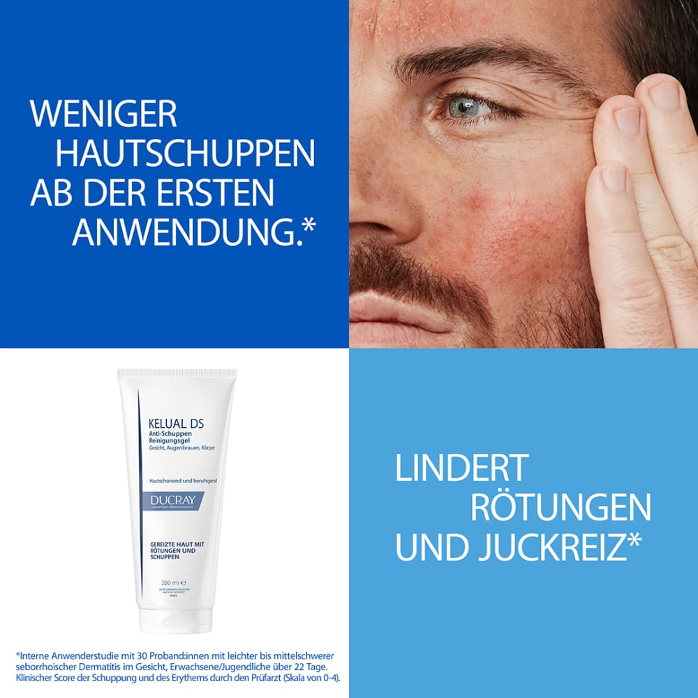 DUCRAY KELUAL DS Anti-Schuppen Reinigungsgel 200 ml Duschgel