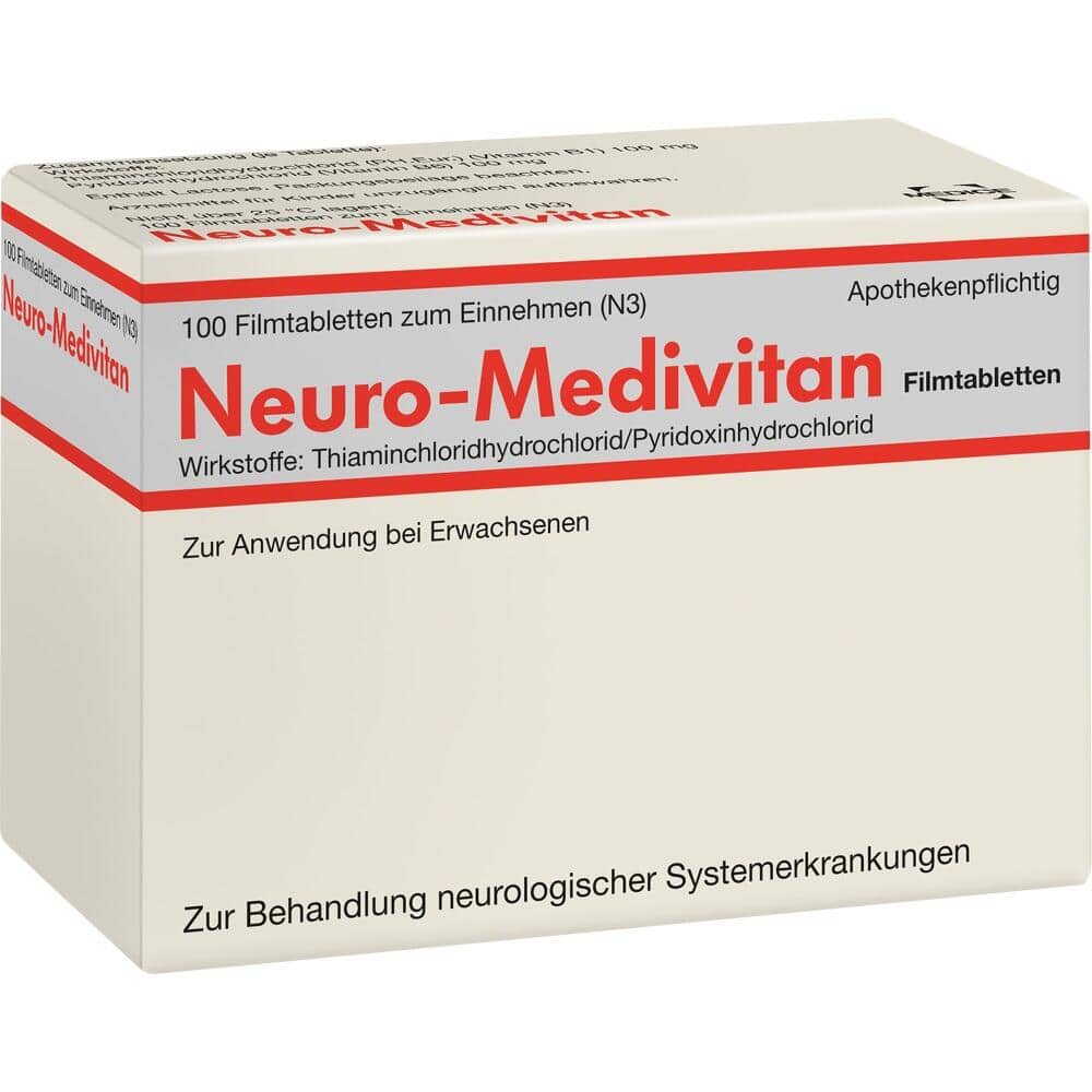 Neuro-Medivitan bei neurologischen Erkrankungen  100 St Filmtabletten