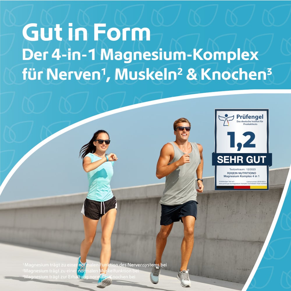R(h)ein Nutrition Magnesium Komplex 4 in 1 hochdosiert 120 St Kapseln