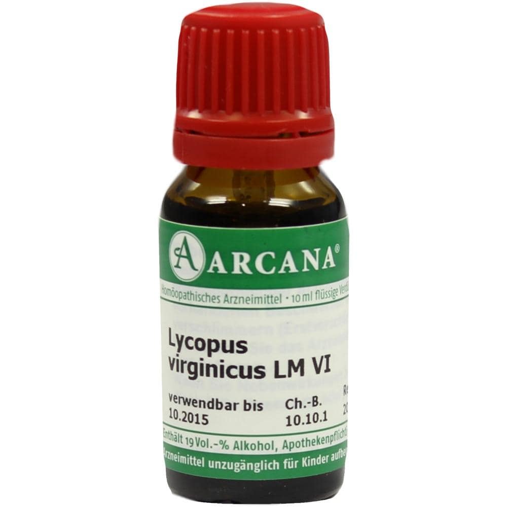 LYCOPUS VIRGINICUS LM 6 Dilution 10 ml Dilution