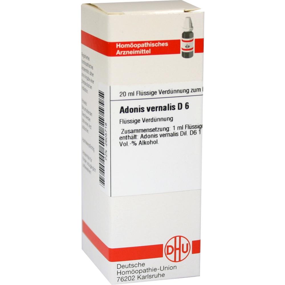 ADONIS VERNALIS D 6 Dilution 20 ml Dilution
