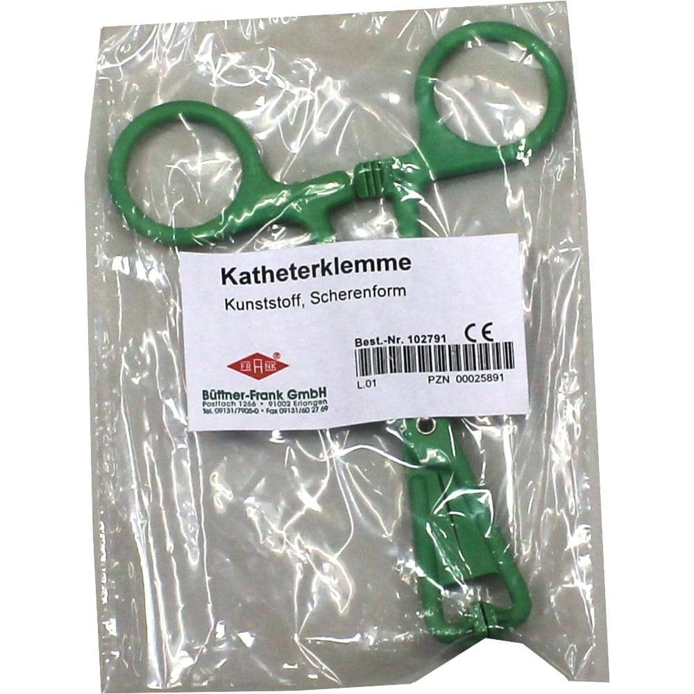 KATHETERKLEMME scherenform Kunststoff 1 St