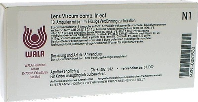 Lens Viscum comp. Inject Ampullen 10X1 ml Ampullen