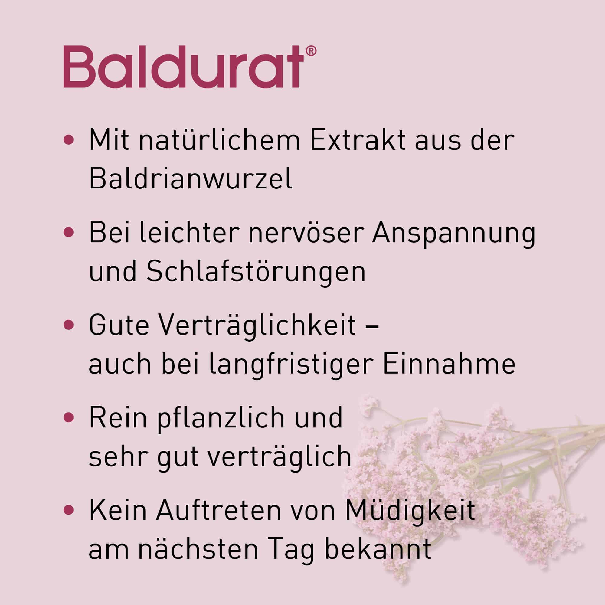 Baldurat bei Schlafstörungen 50er 50 St Filmtabletten