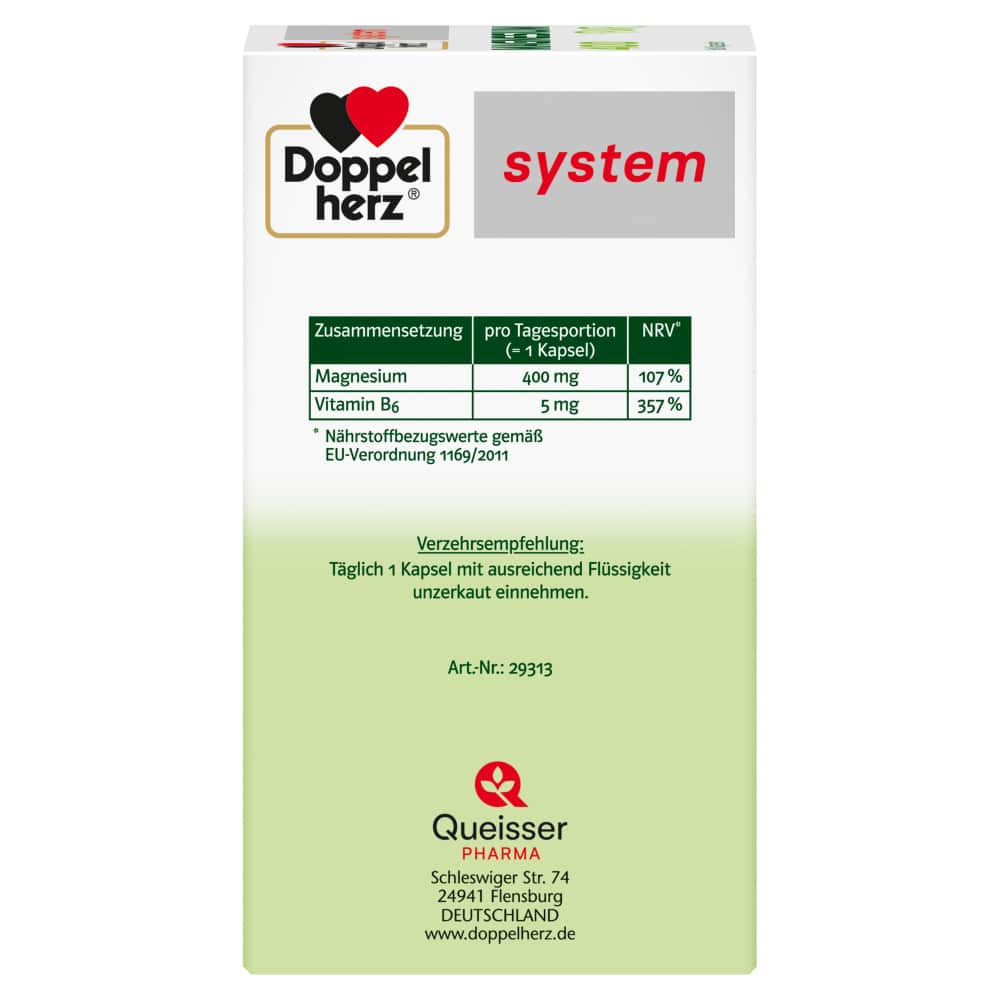 Doppelherz system MAGNESIUM 400 PUR 60 St Kapseln