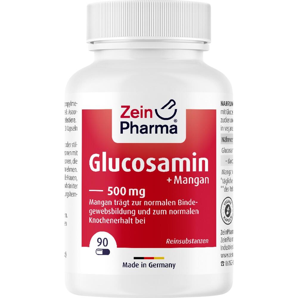 Zein Pharma Glucosamin +Mangan 500 mg 90 St Kapseln