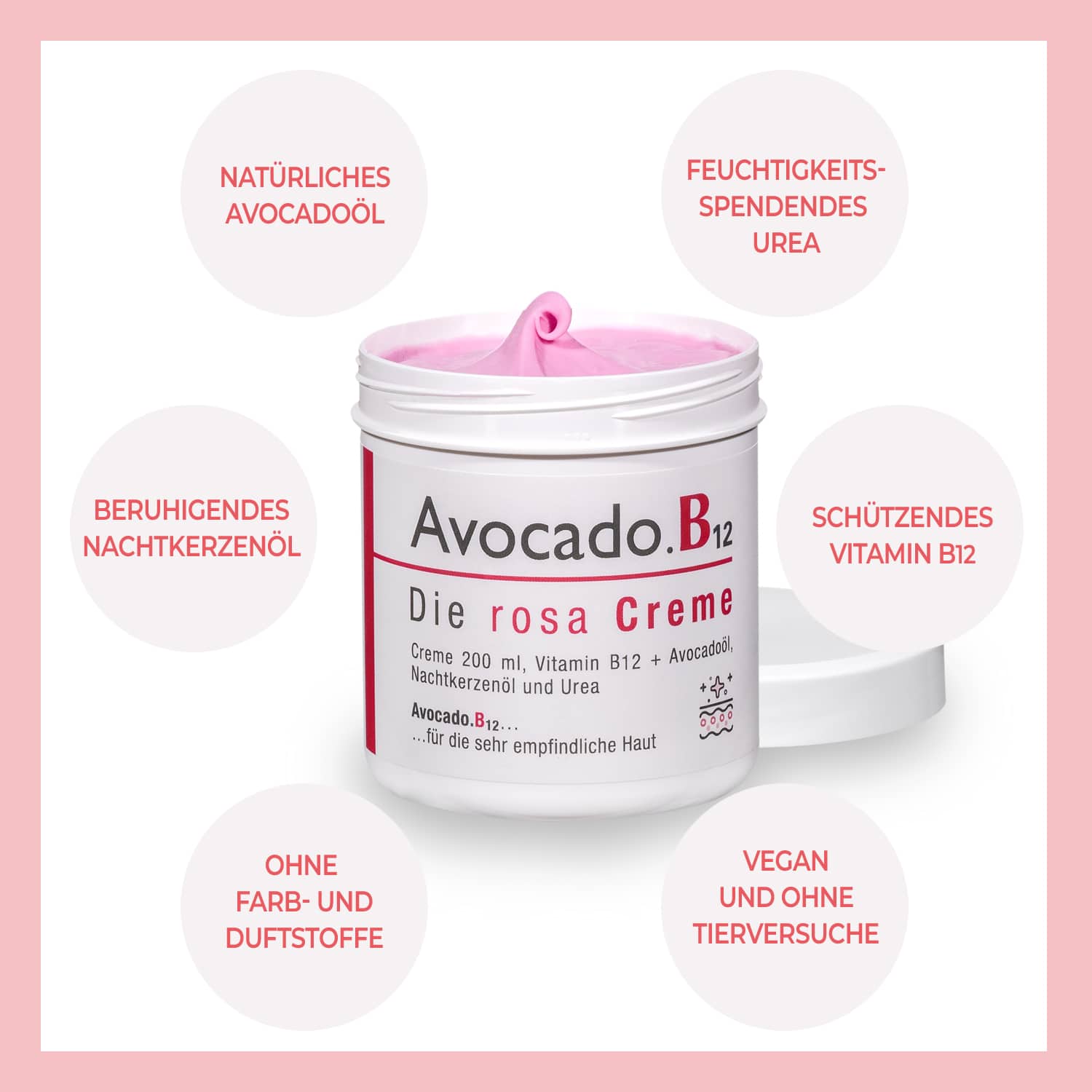 Avocado B12 Creme 200 ml Creme