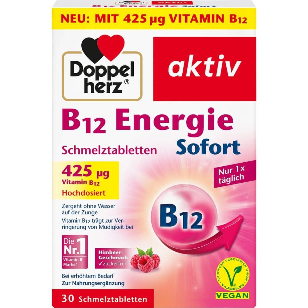 Doppelherz aktiv B12 Energie  30 St Schmelztabletten