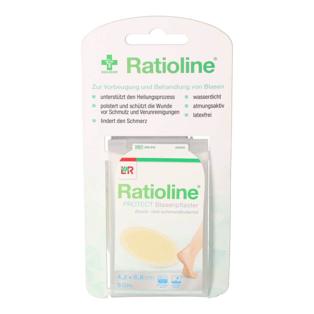Ratioline PROTECT Blasenpflaster 5 St Pflaster