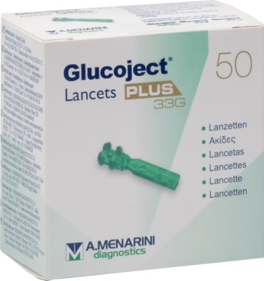 GLUCOJECT Lancets PLUS 33 G 50 St Lanzetten