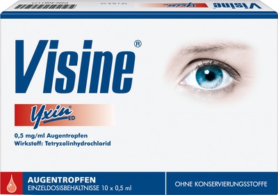 Visine Yxin ED 10X0.5 ml Einzeldosispipetten